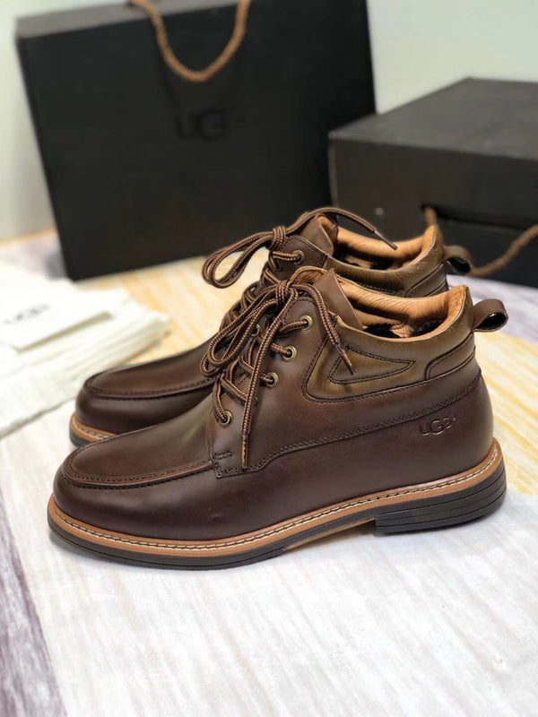 Classic Chocolate Brown Leather Shoes – 0726-1