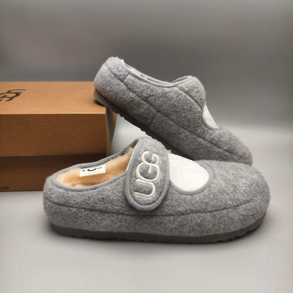 5097 Gray Ultra-Lightweight Mary Jane Casual Shoes