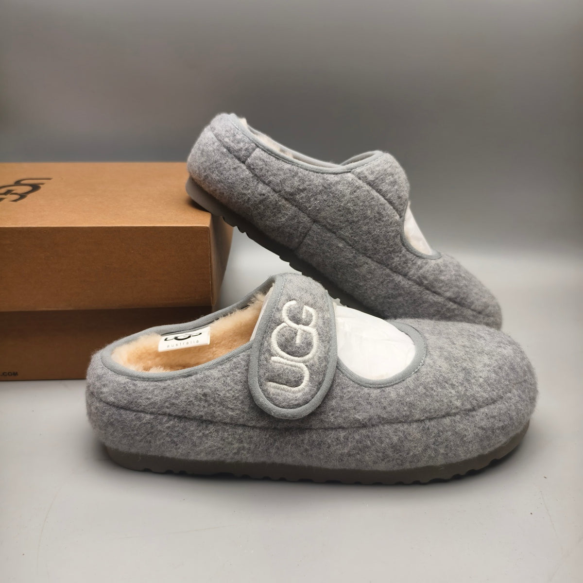 5097 Gray Ultra-Lightweight Mary Jane Casual Shoes