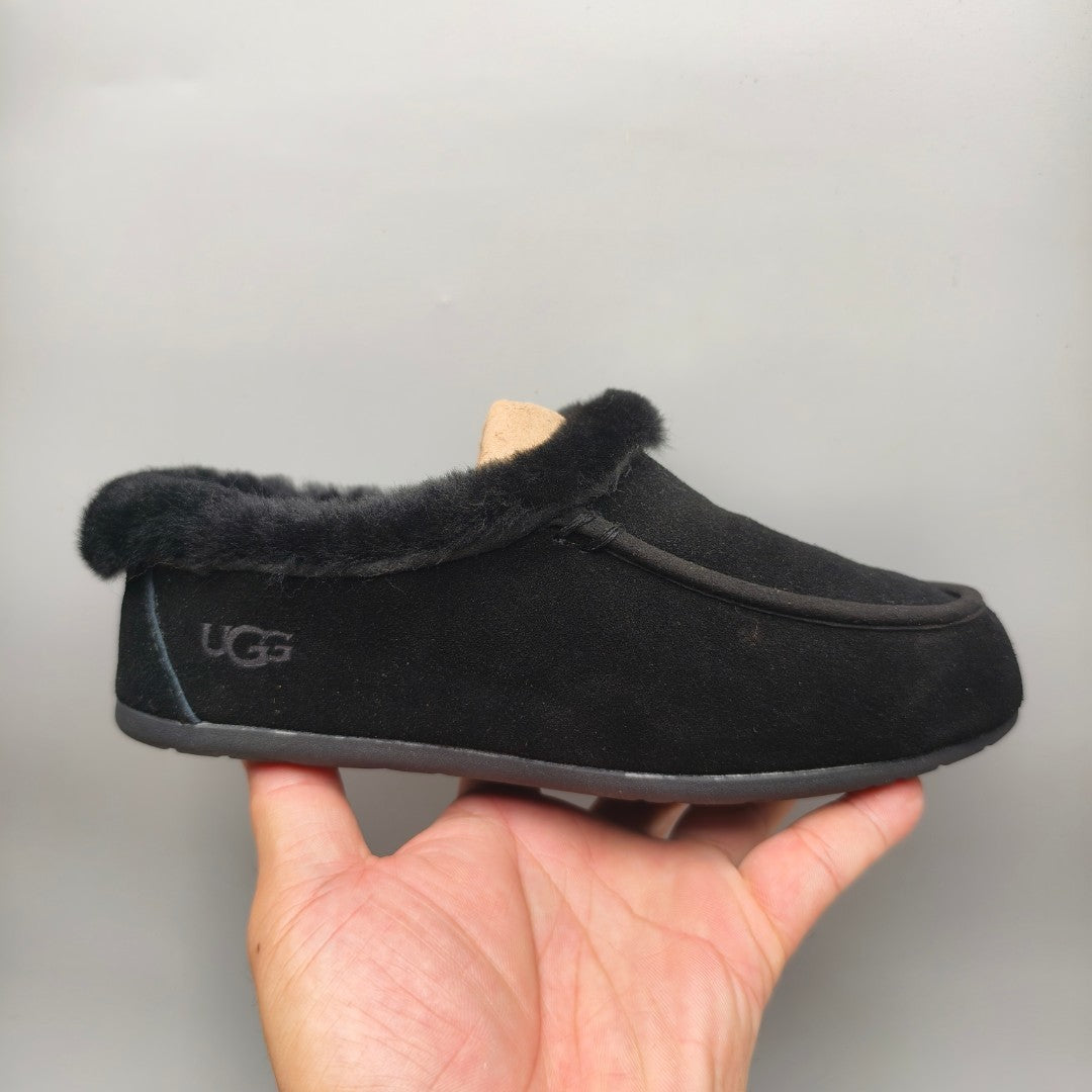 1391 Black Slip-On Casual House Shoes