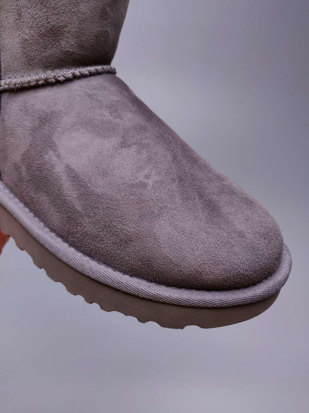 2480 Gray Side-Zip Mid-Calf Boots