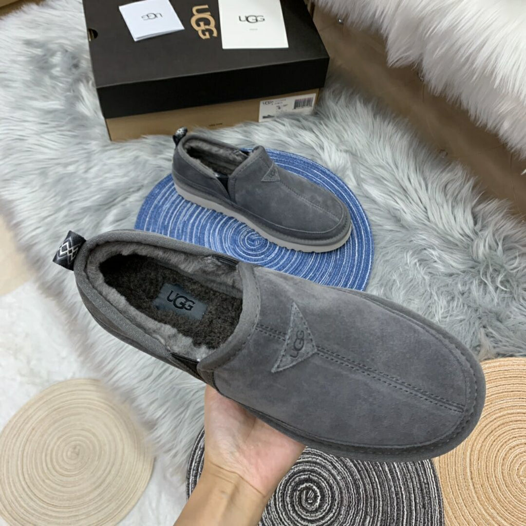 3455 Men's Gray Low-Top Slip-On Shoes