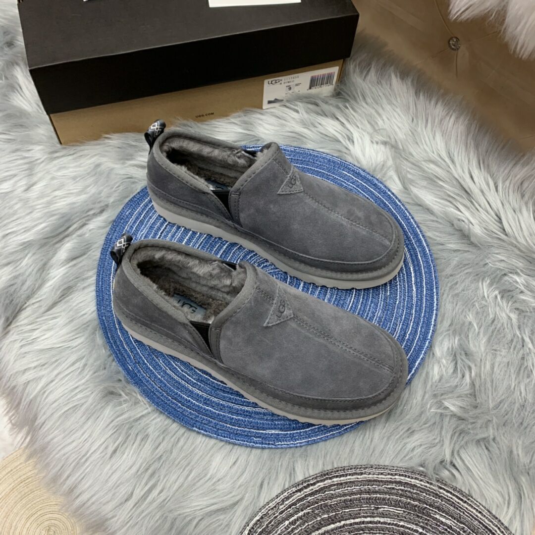 3455 Men's Gray Low-Top Slip-On Shoes