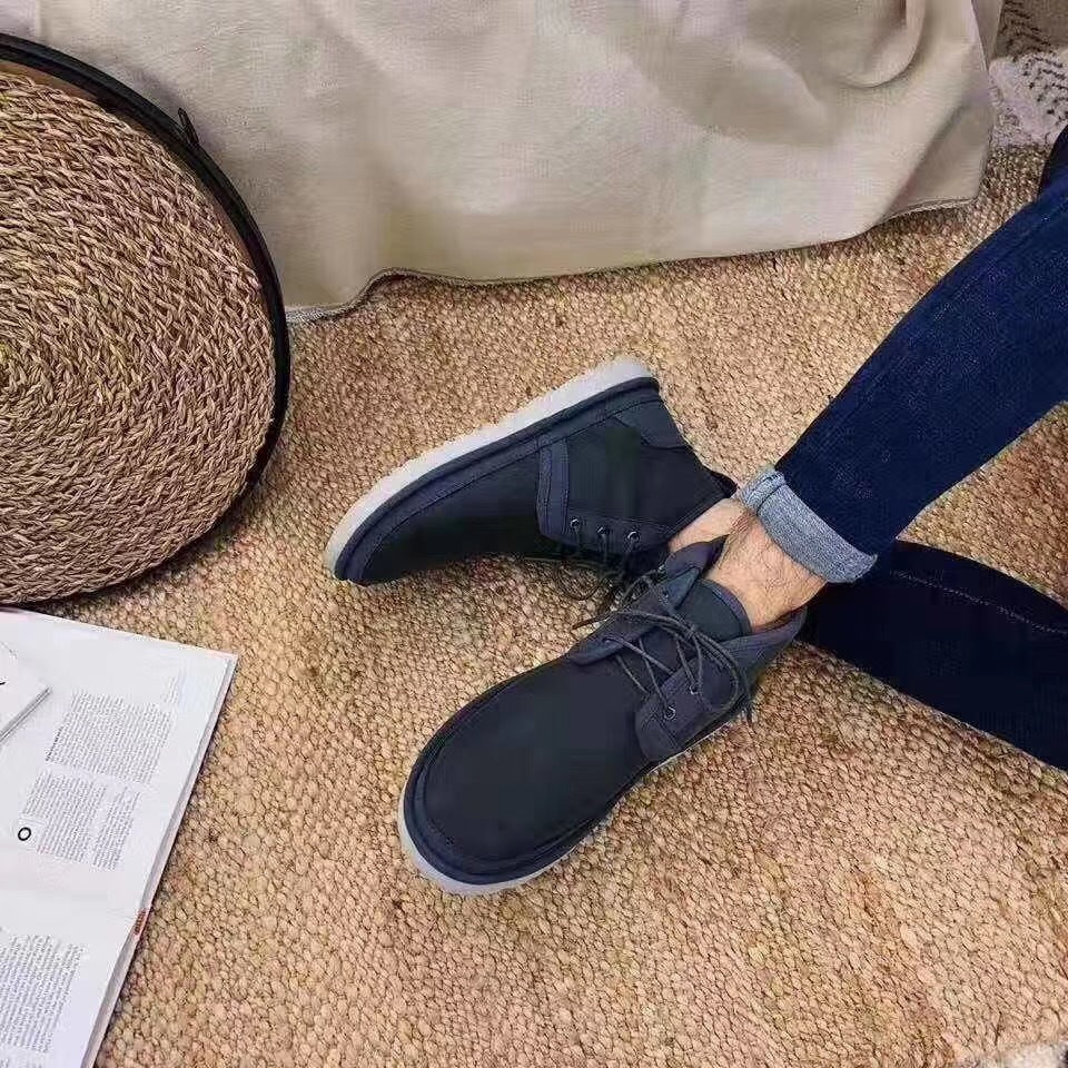 3883 Neum Dark Gray Zip-Up Shoes