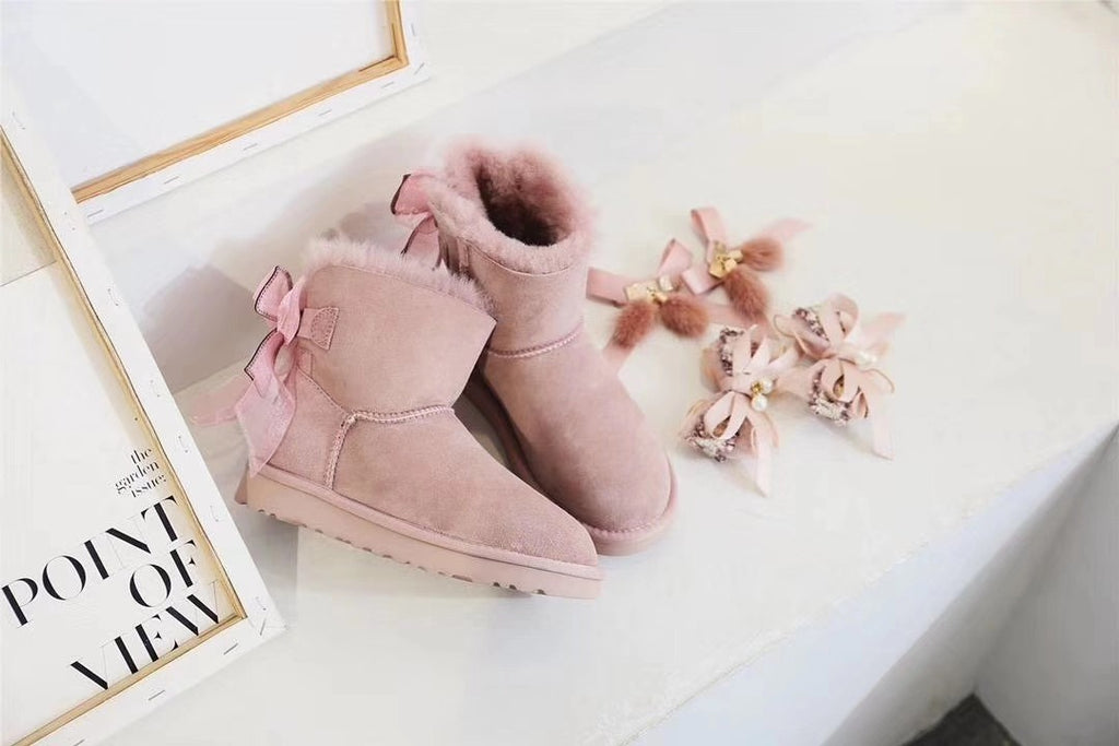 6503 Dusk Pink Three-Way Snow Boots