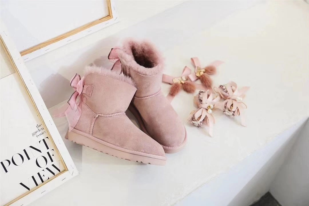 6503 Dusk Pink Three-Way Snow Boots